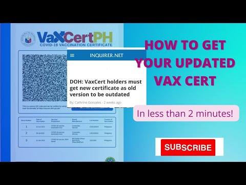 Ydzrandom | How to get your updated Vaccine Certificate