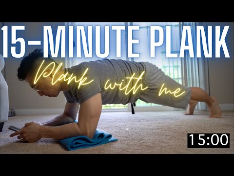 Harvard Doctor planks for 15-minutes straight (plank with me)