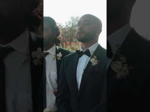 Emotional Groom CRIES When He Sees His Bride  #shorts