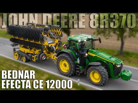 Sowing rape | JOHN DEERE 8R 370 & BEDNAR Efecta CE 12000 FLOATRAX