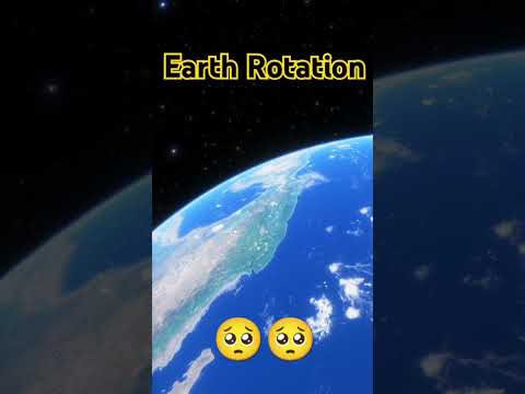 earth rotation day night cycle #shorts #space #universe #earth #studyfacts