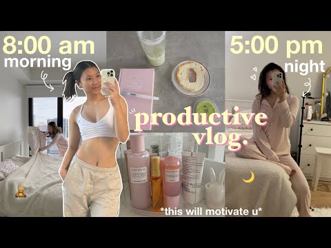 aesthetic vlog 🍵🎀 get motivated! productive princess era, clean with me, morning routine