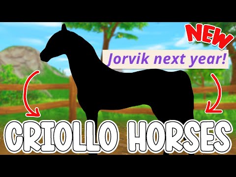 NEW *CRIOLLO HORSE* SPOILERS IN STAR STABLE!!