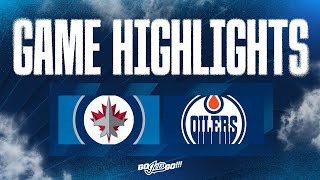 Edmonton Oilers vs. Winnipeg Jets - Game Highlights