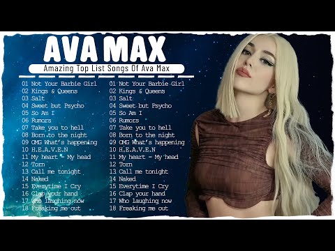 Ava Max New Playlist 2023  Best Song Playlist Full Album 2023   I Bet You Know These Songs