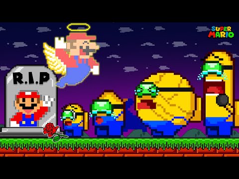 Sad Story... Team Among Us Minions R.I.P Mario | Game Animation