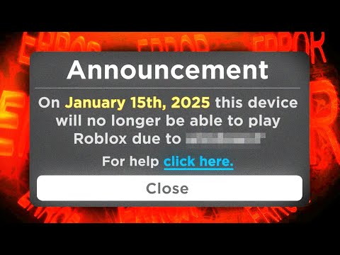 Roblox Is Banning These Computers On January 15th...