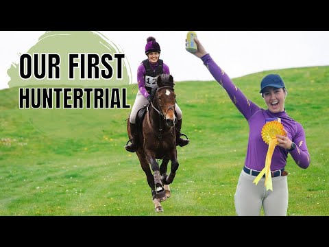 FIRST HUNTERTRIAL WITH NEW HORSE| We placed!