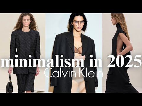 What is Minimalism in 2025? Calvin Klein Returns to the Runway with Veronica Leoni: Fashion & Bags