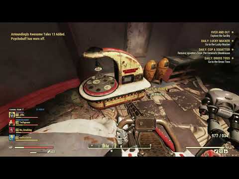 Fallout 76 Perfectly Preserved Pie random score!