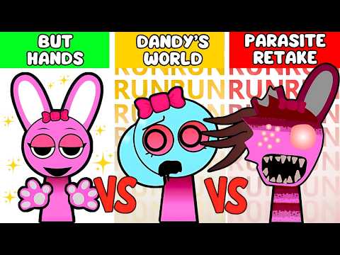 Incredibox Sprunki Retake but HANDS 🙌 VS Retake Dandy's World 🌈 VS Retake Parasite Mod 🦠