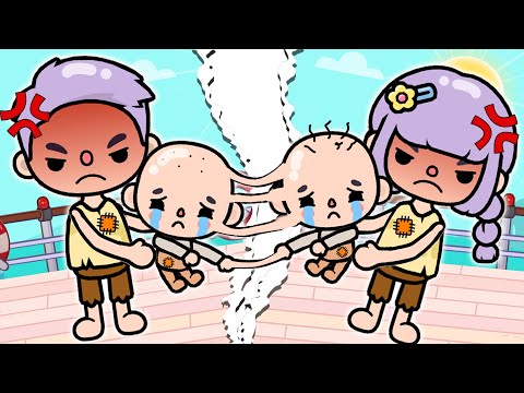 Bald Twins Separated Since  Birth| Toca Life Story |Toca Boca