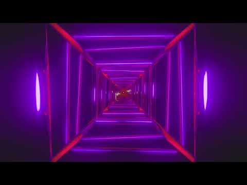 [4K] Trippy Square Light Tunnel - VJ Loop