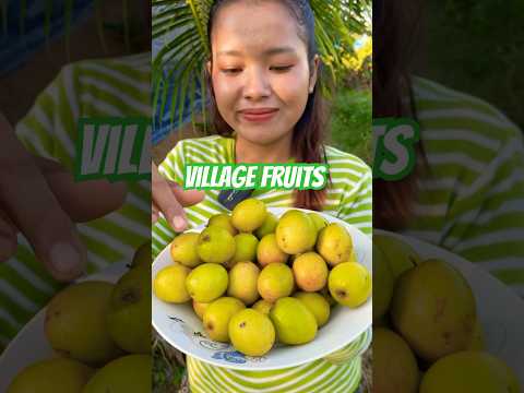 Do you know this village fruit? #siscookingtv #makbangtv #eatingshow #mukbang #jujubefruit