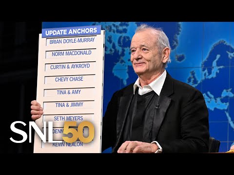 Weekend Update: Bill Murray Ranks His Best Weekend Update Anchors of All Time – SNL50