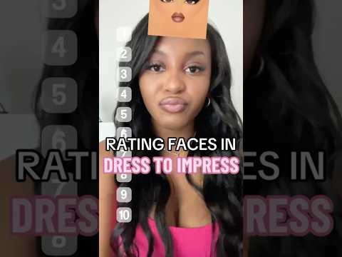 Rating DRESS TO IMPRESS Makeup! 💄🎀  (Roblox) #dresstoimpress #roblox #shorts #dti #viralvideo