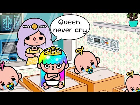 I Don't Feel Sad Because Queen Never Cry 👑 Toca Life Story | Toca Boca