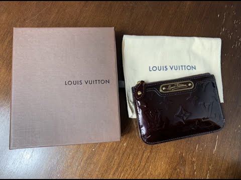 LV Vernis Cles (Key Pouch) in Amarante - A Quick Look