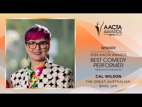 Cal Wilson wins the 2024 AACTA Award for Best Comedy Performer