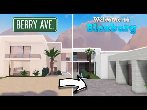 RECREATING A PREMIUM BERRY AVENUE MANSION In BLOXBURG | Part 1