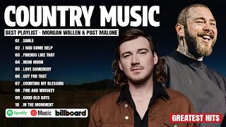 Morgan Wallen & Post Malone - Top Country Songs Playlist  - Hottest Country Songs of the Moment 2025