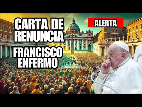 😮Alerta Confirmada Carta de Renuncia de Papa Francisco Padece De Varias Enfermedades😱