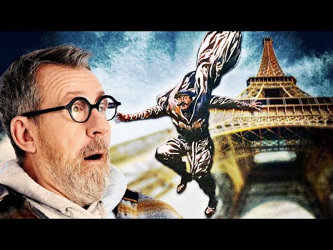 This Man Jumped from the First Floor of the Eiffel Tower!