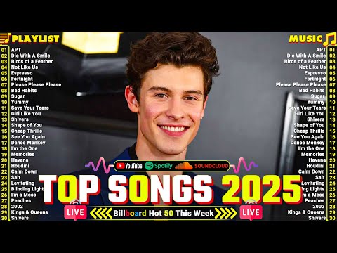 Top Songs 2025 - Top Hits English Songs Collection Album 2025 - Ava Max, Ed Sheeran, Charlie Puth...