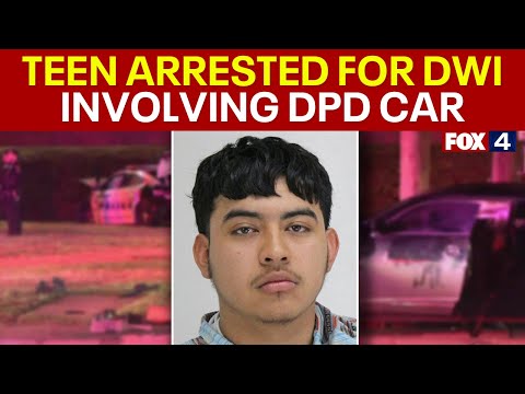 Teenager arrested for DWI after crashing into Dallas police sergeant