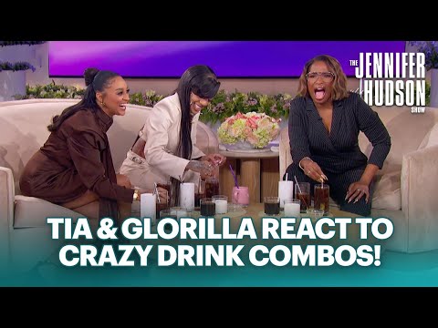 Tia Mowry & GloRilla’s Reaction to Viral Drinks Is Priceless!