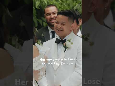 Lose Yourself Wedding Vows #weddingvows #loseyourself #weddingvideo