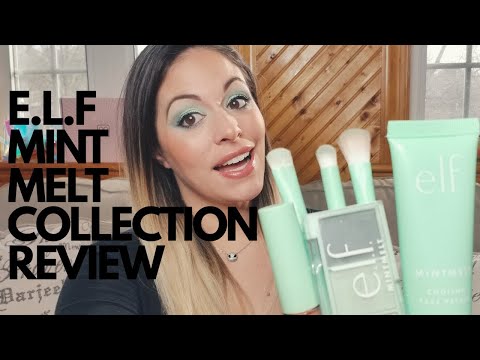 ELF MINT MELT COLLECTION REVIEW AND FIRST IMPRESSIONS! FULL FACE OF ELF ! (2021)