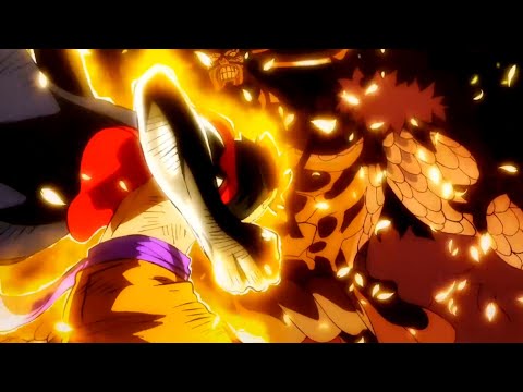 One piece episode 1028 - Luffy uses his new technique against Kaido