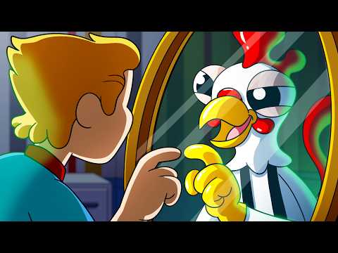 The DARK ORIGIN of CLUCKY... (Cartoon Animation)