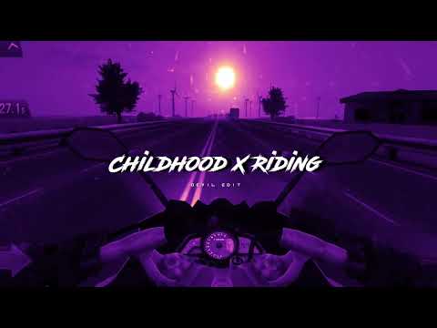 Childhood X Riding - Gameplay || Aesthetic Status Video ( Slowed & Reverb )