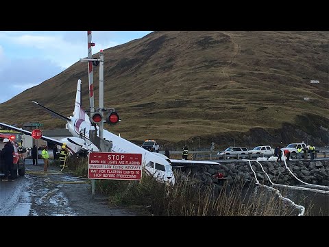 1 dead after plane landing on Alaska island went off runway