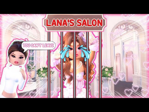 DRESS TO IMPRESS BUT IM *LOCKED* IN LANA'S SALON!?