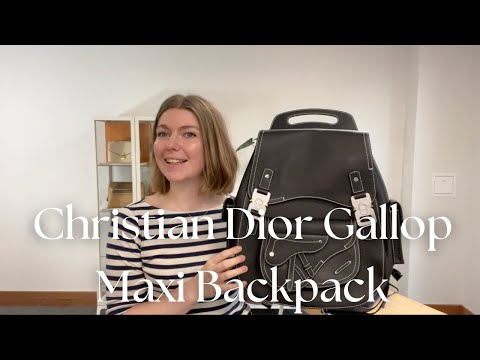 Christian Dior Gallop Maxi Backpack Review