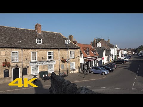 Crowland Walk: Town Centre【4K】