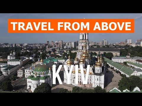 Kyiv from drone | 4k video | Ukraine, Kiev from above