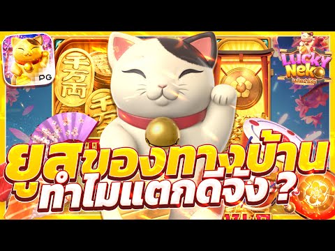 สล็อตแมวpg แมวนำโชคพีจี  สล็อตลัคกี้เนโกะ  lucky neko แมวทอง แตกหนัก!!