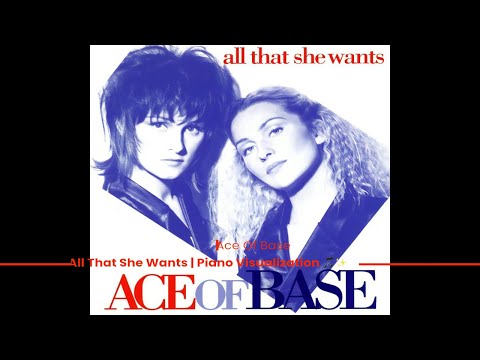 Ace of Base – All That She Wants | Piano Visualization 🎵✨