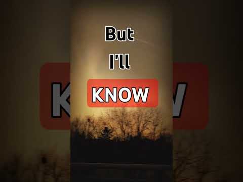 I'll know #mentalhealth #songs #fypage