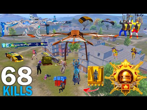 68Kills! 🔥MY BEST ERANGEL GAMEPLAY in MODE with POSEDION X-Suit🥶 Pubg Mobile