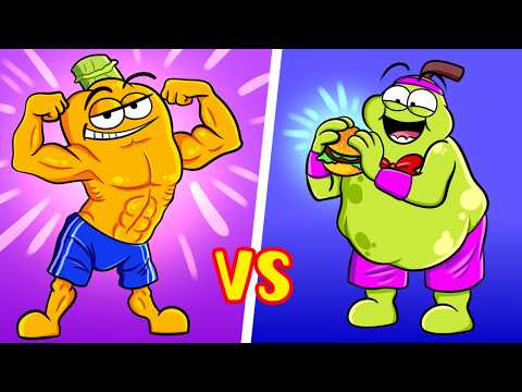 At The Gym | Pears vs Wild Animals | Pear Couple Global