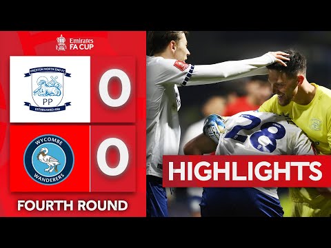 Penalty Shoot-out Thriller! | Preston North End 0-0 (4-2 Pens) Wycombe | Emirates FA Cup 2024-25