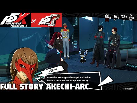 Persona 5 The Phantom X - Persona 5 Royal Akechi Arc FULL STORY [P5 Royal Collaboration Story]