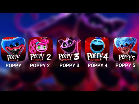 Poppy Playtime Chapter 1, 2, 3, 4 & 5 Mobile Ending Gameplay | Poppy 5 Gameplay |Poppy 4 Mobile Game