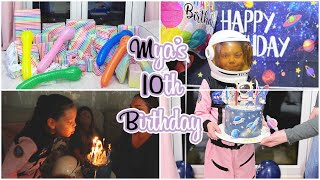 🎉 Mya’s 10th Birthday Vlog: Shopping, Dinner & Cake! 🎂🎁