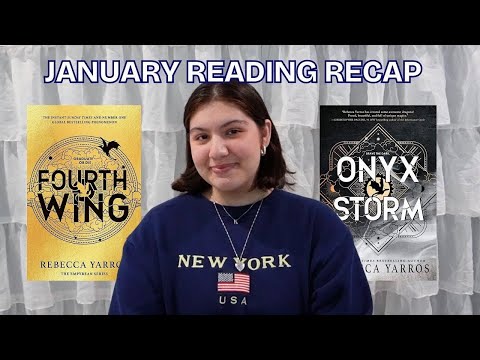 JANUARY READING RECAP 📚 (Fourth Wing, Iron Flame, Onyx Storm)